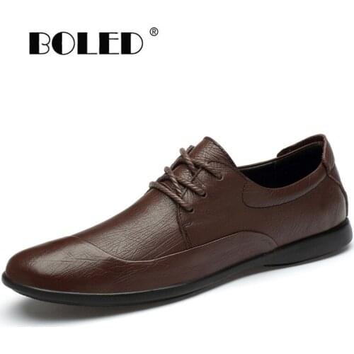 Genuine Leather Shoes Men Loafers Soft Comfy Casual Shoes Quality Men Flats Outdoor Breathable Driving shoes