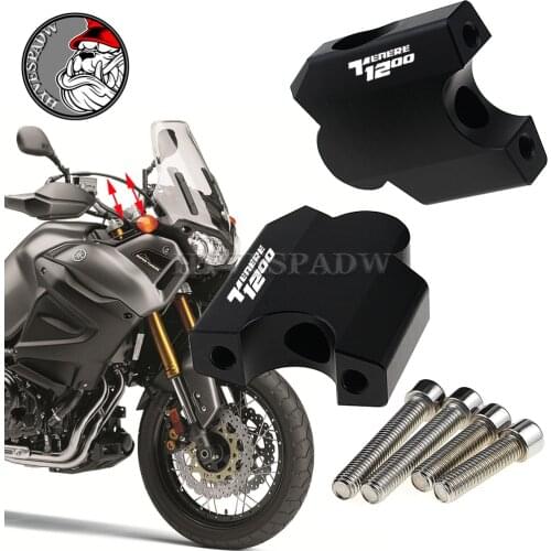 Motorcycle HandleBar Riser Handle Bar Mount Clamp Adapter for Yamaha XT1200Z SUPER TENERE 1200 XTZ1200 XTZ XT Z 2010 - 2020