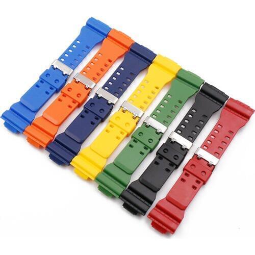 Rubber Strap Resin Watch Band Watch Men Women Accessories Suitable For Casio GA-100 GA-110GB GD120 GA400 GA--700 Watch Band Saat