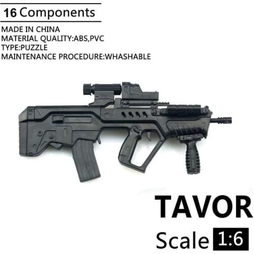 1:6 Soldier 4D Assembly Model Israel TAVOR Model
