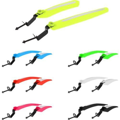 Cycling MTB Mountain Rode Folding Bike Front + Rear Mudguard Tire Fenders Mud Guard Set