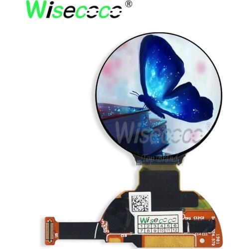 Wisecoco 1.2 inch ips oled screen 390*390 for wearable watch round display with mipi interface X120BLN02