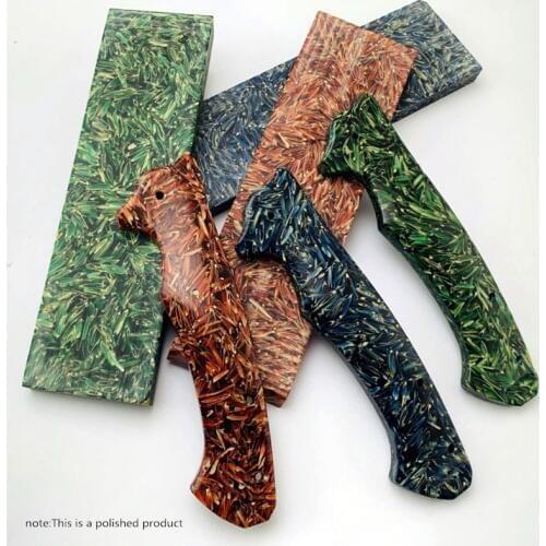 1PC Composite resin Knife Grip Patch Material DIY Folding Knives Shank Handle Anti-skid scales slab blanks Craft Supplies