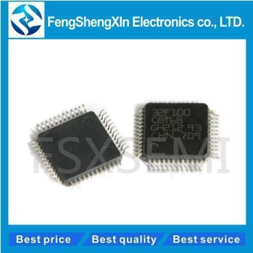 10pcs/lot 100% New STM32F100C8T6B/R8T6B/RBT6B STM32F100R8T6B STM32F100RBTB LQFP48/64
