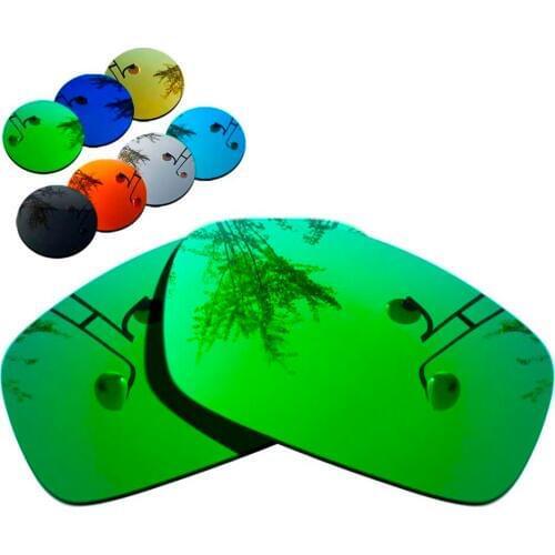 100% Precisely Cut Polarized Replacement Lenses for X Squared Sunglass Green Mirrored Coating Color- Choices