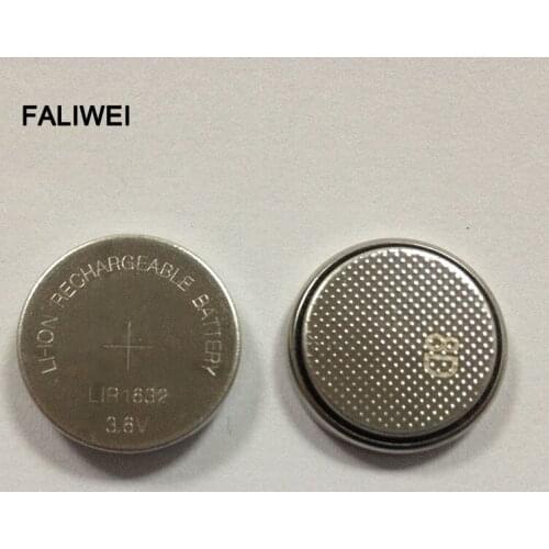 2PCS/LOT LIR1632 1632 3.6V Lithium battery Rechargeable Button Cell Coin Batteries