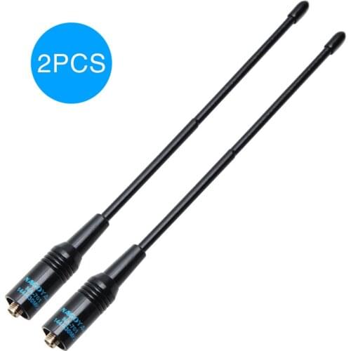 2Pcs Nagoya NA-701 SMA-Female Dual Band VHF UHF Antenna For BaoFeng UV-5R BF-888s UV-82 UV-S9 BF-V9 Walkie Talkie Radio NA 701