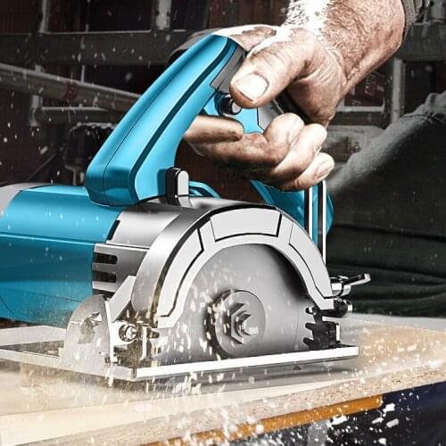 220V Multifunctional Portable Cutting Machine Woodworking Chainsaw Marble Tile Slotting Cutting Machine Power Tools