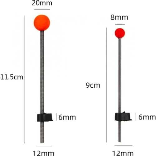 5 Pcs Portable Winter Outdoor Sport Mini Ice Fishing Rod Tip Fish Accessories G32E