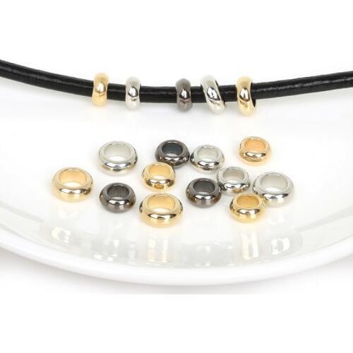 50pcs Jump Rings European Ring Plastic CCB Beads Loose Spacer Beads For Bracelet Necklace Jewelry Making DIY Accessories