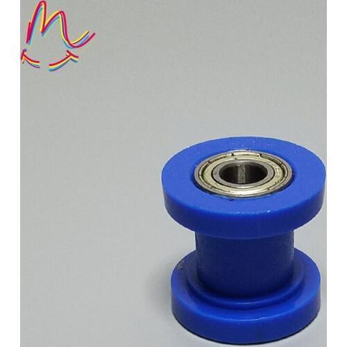 6 Colors Motorcycle motorbike 8mm red White Chain Roller Tensioner Pulley wheel guide 125 XR CRF 50 KLX110