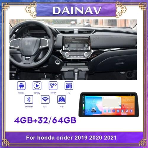 Android For honda crider 2019-2021 car radio GPS navigation head unit automatic stereo receiver recorder camera