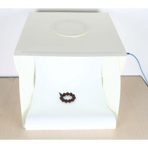 Large Folding Studio Diffuse Soft Box with LED Light Black White Background Photo Studio Accessories