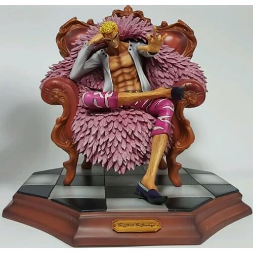 ONE PIECE Action Figure Oka Shichibukai Sitting Posture Donquixote Douflamingo Statue