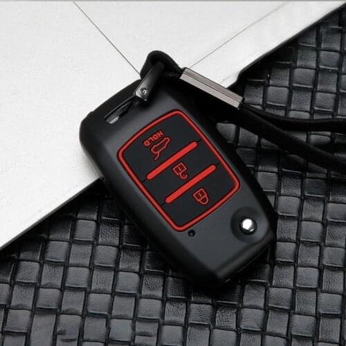 Zinc alloy+Silicone Car Remote Key Case Cover For KIA Rio Sportage 4 2018 2019 Ceed Optima Sorento cerato K2 K3 K5 Accessories