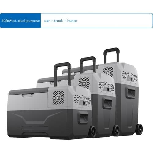 CX 30/40/50L Auto AC 220V DC12/24V Mini Portable Compressor Outdoor Travel Home Car Dual Use Refrigerator Deep Freezer Fridge