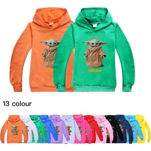 Baby Yoda Star Wars Fall Boutique Outfits Baby Girl Cotton Boys Fall Clothes Teenage Kids T Shirt Thanksgiving Shirt Girls