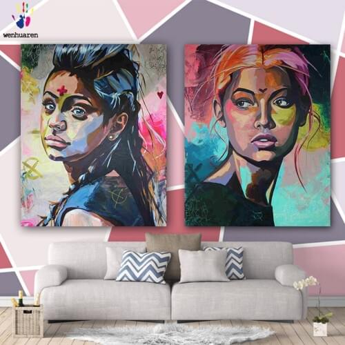 DIY colorings pictures by numbers with colors Abstract paintings of animals picture drawing painting by numbers framed Home