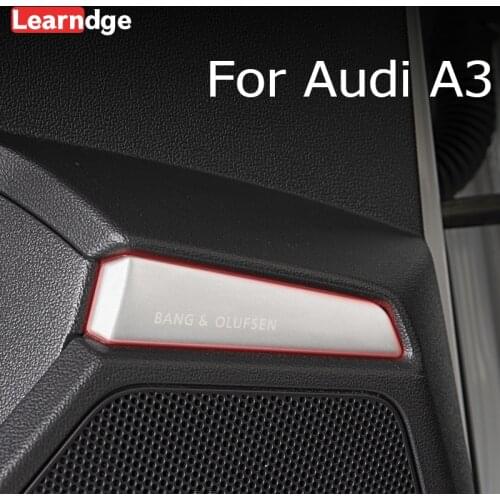 For Audi A3 8Y 2021 2020 Sportback Limousine Sedan Car Door Speaker Horn Audio Stainless Steel Trim Strips Interior Accessories