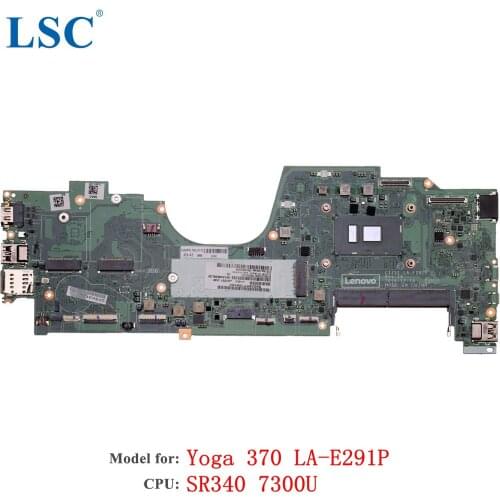 For Lenovo ThinkPad YOGA 370 Laptop Motherboard LA-E291P FRU; 01YR345 CPU: i5-7300U