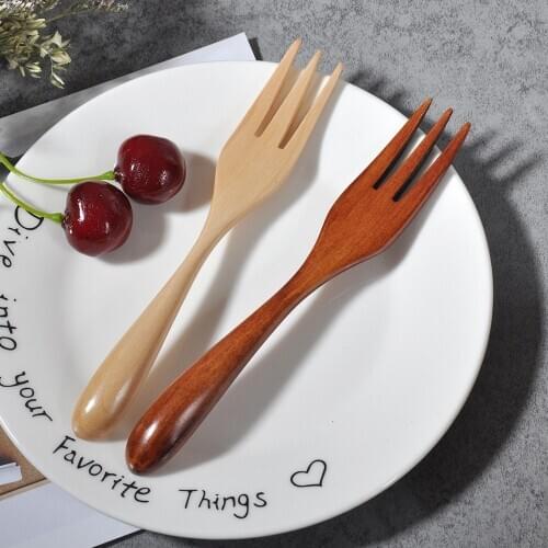 2021 Hot sell New Wooden Spoon Fork Bamboo Kitchen Cooking Utensil Tools Soup-teaspoon Tableware Kitchen Accessories
