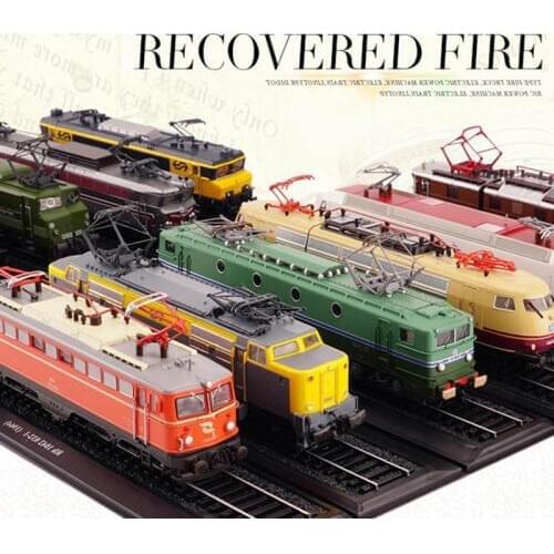 1/87 Collection Atlas Classic Train Bus Diecast Trolley Model Cars Toy Vehicle Alloy Casting Tour Tram Car Toys