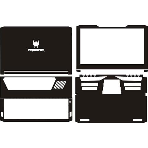 KH Laptop Sticker Skin Decal Carbon fiber Cover Protector for ACER Predator PT715-51 PT715 15.6"