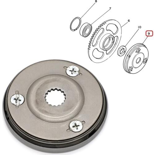 One Way Bearing Starter Clutch For Yamaha Breeze Grizzly YFM YFA 125 YFM125 YFA125 05-08/ Grizzly 125 04-13/ Breeze 125 91-04
