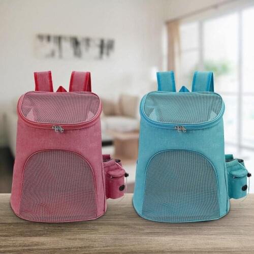 Portable Mesh Dog Bag Breathable Dog Backpack Foldable Large Capacity Cat Carrying Bag Outdoor Travel Pet Carrier Dog Suppliers