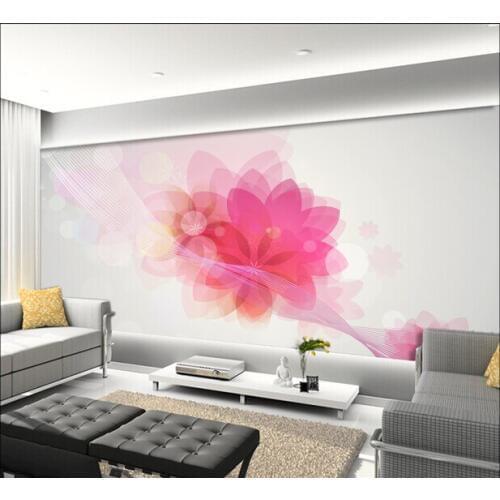 The latest custom 3D murals,simple fantasy flowers, living room sofa TV bedroom background wall paper