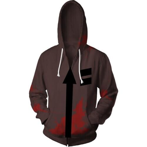Anime Angels of Death Hoodies 3D Print Daily Leisure Hoodie Hoody Isaac Foster Zack Casual Coat Sweatshirts Hooded Casual Coat
