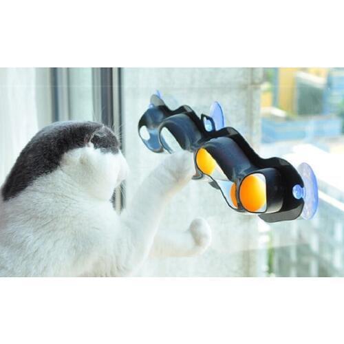 Cat practical Window Suction Cup Track Ball Pet Pet track toy Accessories Cat Toys Interactive Track Ball toy