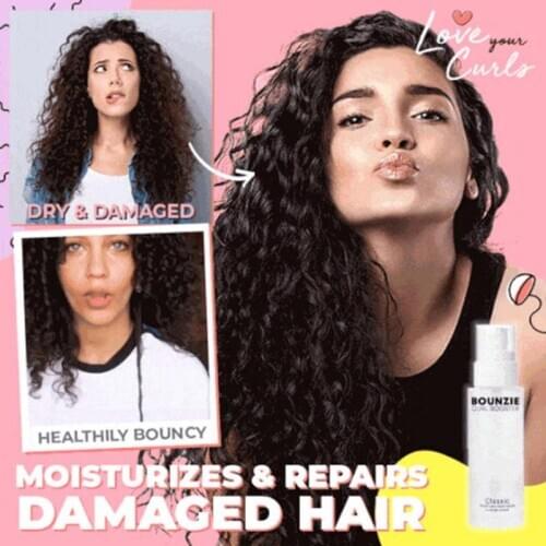 80 ml For Curly Curl Spray Hair Curling Essence Curl Enhancer Styling Defining Spraying Mist Hair Elastin Spray Hair Care