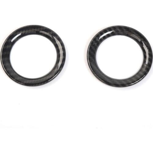 ABS Carbon Fiber Style Car Interior Accessories For Jeep Grand Cherokee 2011+ Car Front Door Speaker Decoration Ring Car Styling