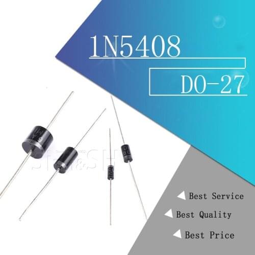 20PCS 1N5408 1N5404 1N5401 1N5822 1N5818 UF5408 UF5402 6A10 10A10 Rectifier Diode DO-27