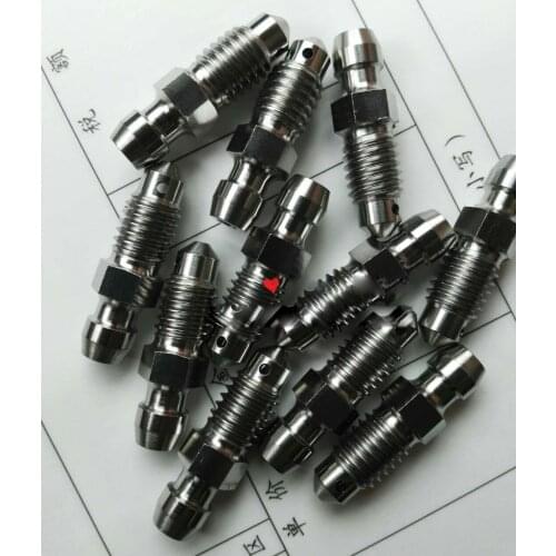 1pcs M8 M10 titanium alloy calipers screw bolt drain oil exhaust refit screws bolts Ti machine thread nail