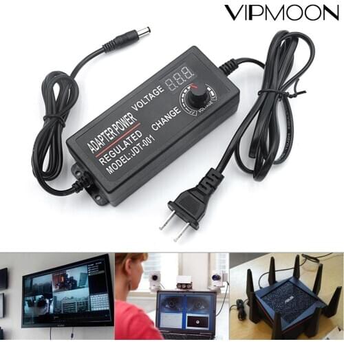 2A 3A 5A Power Adapter Adjustable Power Charger Strip Lamp 3-24V/3-12V/9-24V Supply Adapter For LED Universal Adapter Display