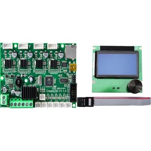 24V Silent TMC2208 Driver motherboard + RAMPS 1.4 LCD 12864 Display upgrade For Creality 3D Ender 3/3S ender-3 Pro printer parts