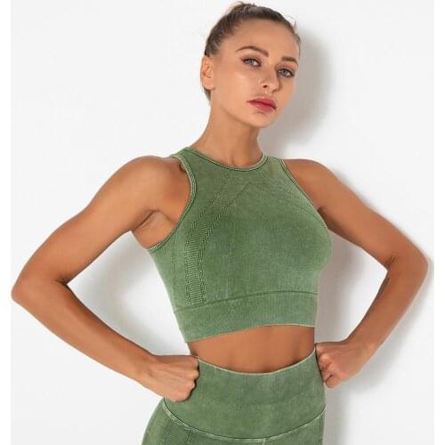 Semaless Yoga Bras Women Sport Crop Top Active Wear Women Workout Bra High Impact Sports Bra