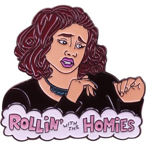 Clueless Movie Tai Sings Rollin' with the Homies Lapel Pin 90s Grunge Aesthetic Gift