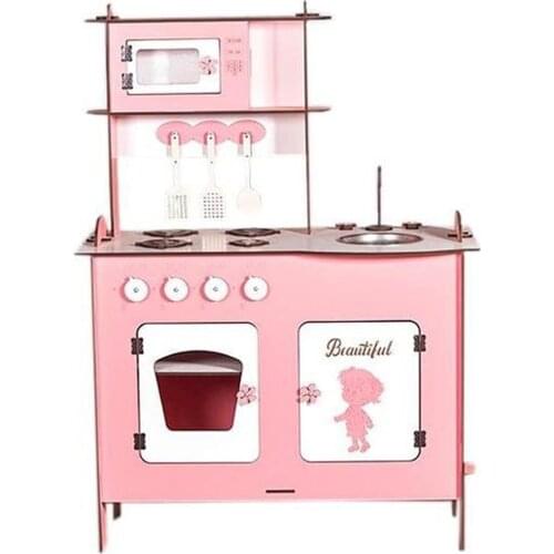 Wooden Toy Kitchen Set Educational Montessori Toy Kitchen Set