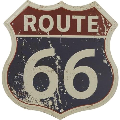 DL-Route 66 wall stickers for restaurant bar sign