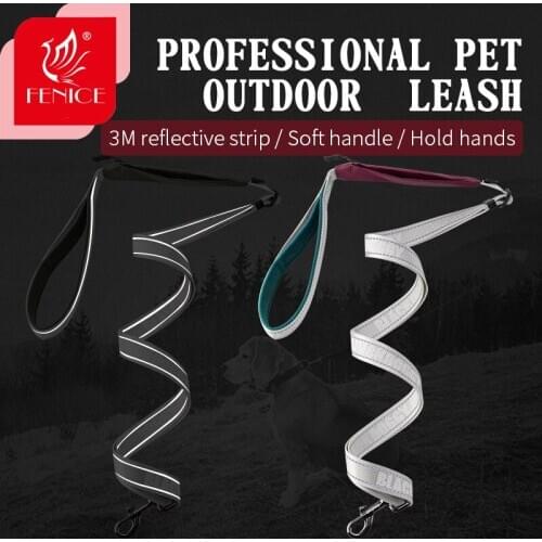 Fenice Soft Dog Pet Leash in Harness and Collar Reflective Waterproof Walking Training Adjustable Dropshipping