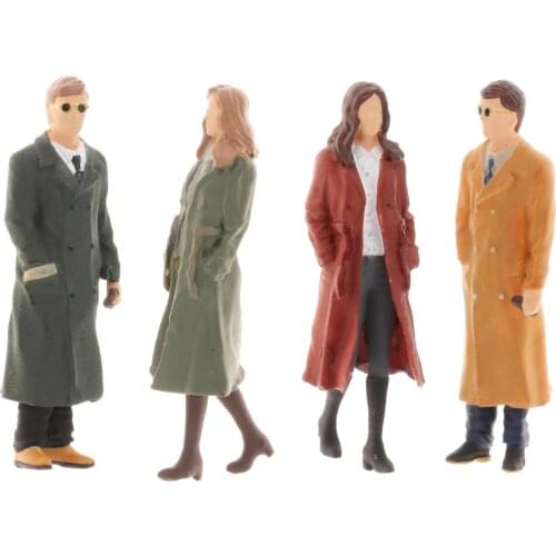 1:64 Model People Figurines for Miniature Scenes Dollhouse Decor Accessory Ornaments