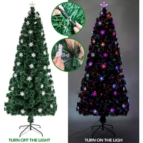 180/210 Cm DIY Artificial Christmas Tree Xmas Pine Tree Christmas Decoration for New Year Indoor Outdoor Festival Home Decor