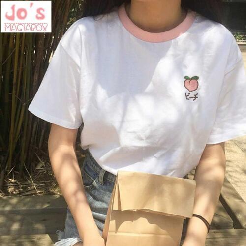 Женские хлопковые футболки JO'S MAGIA BOX China At AliExpress