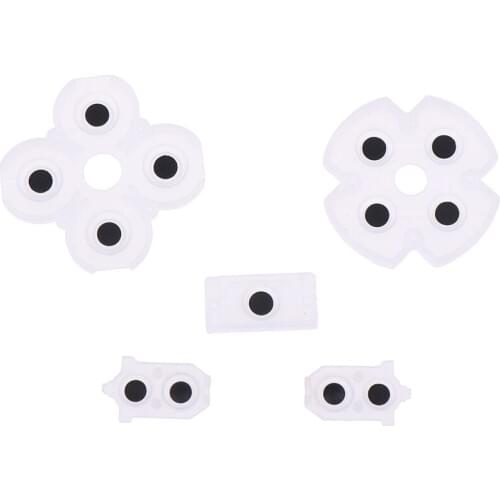 Controller Rubber Conductive Pad Silicon Buttons For PS4 Repair Replacement Part