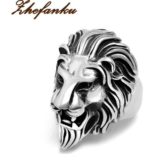 Fashion Trend Of Alloy Jewelry Jewelry Alternative Lion Head Animal Ring Burst Models