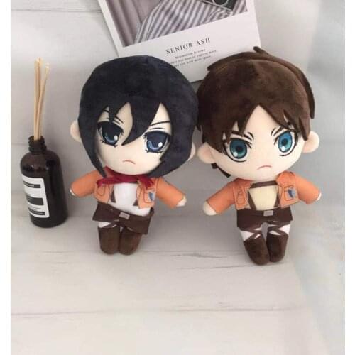 Plush Toy Anime Attack On Titan Cartoon Levi Ackerman Soft Stuffed Toy Birthday Gift For Kids 20cm