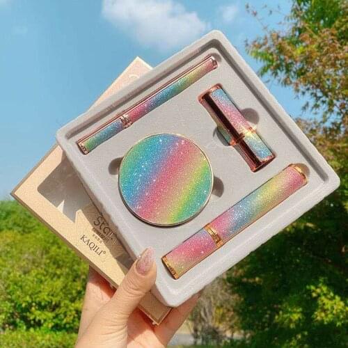 Starry Sky Makeup Set Lipstick Mascara Eyeliner Air Cushion BB Cream Charming Facial Cosmetics Professional Makeup